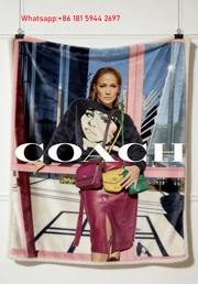 Coach Colorful Bags Print Flannel Sofa Throw Blanket for Wall Decor C216
